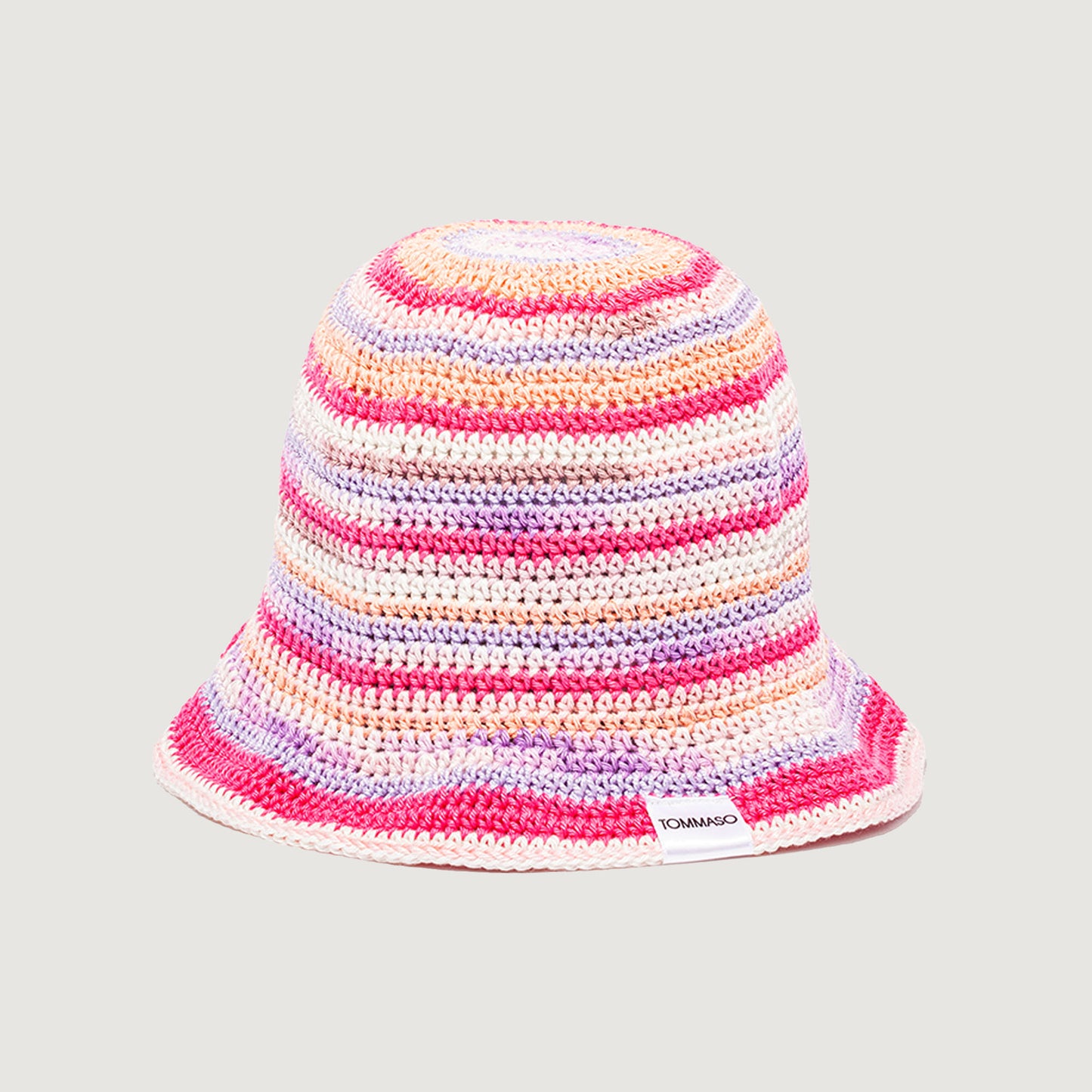 MULTI STRIPE BUCKET HAT