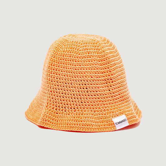 BABY ORANGE BUCKET HAT